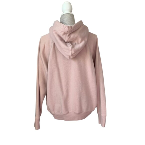 OLD NAVY Sherpa Lined Hood Pullover Sweatshirt in MAUVE SIZE LARGE - Picture 5 of 12